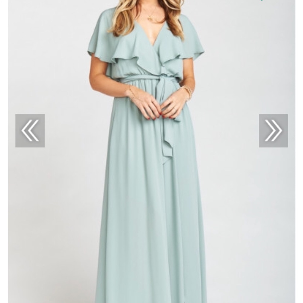 Show me your MUMU- Silver Sage Crisp- Lg. (10-12)